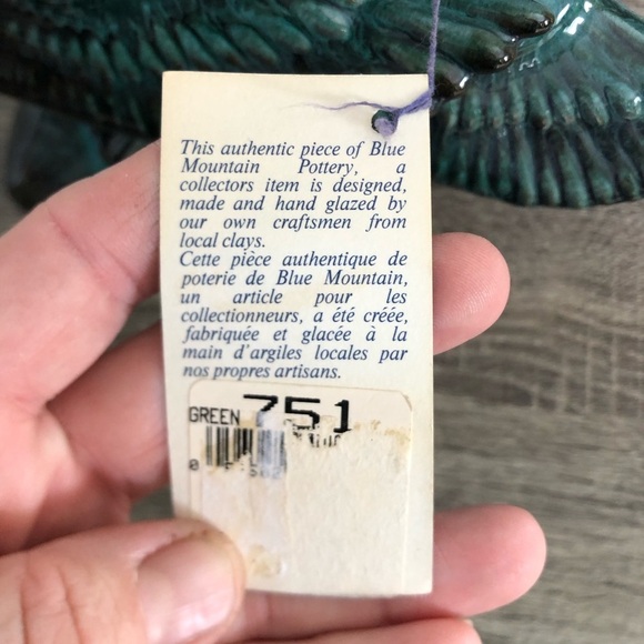 Vtg Blue Mountain Pottery Flying Geese Sculpture - Picture 13 of 13